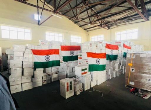 India sent help to Afghanistan, delivered a consignment of more than 16 tons of medicine