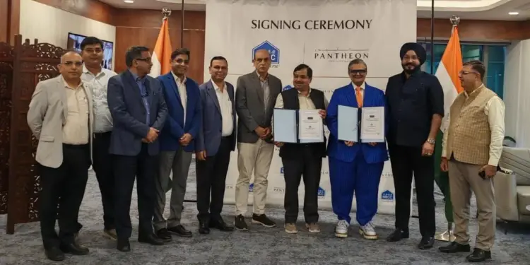 Indian Government's Navratna company NBCC entered the UAE market. MoU signed with Pantheon.