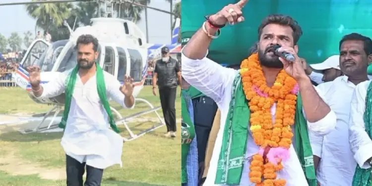 Khesari Lal Yadav's controversial statement that he considers his wife as his sister is being ridiculed on social media, know the whole matter.