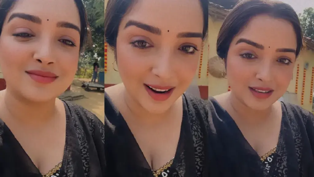 Know which song brings tears to Amrapali Dubey's eyes? The actress made a request to the fans by sharing the video