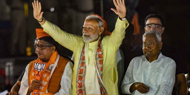 NDA wave in Bihar: Modi's aggressive campaigning and 'Jungle Raj' narrative created an atmosphere