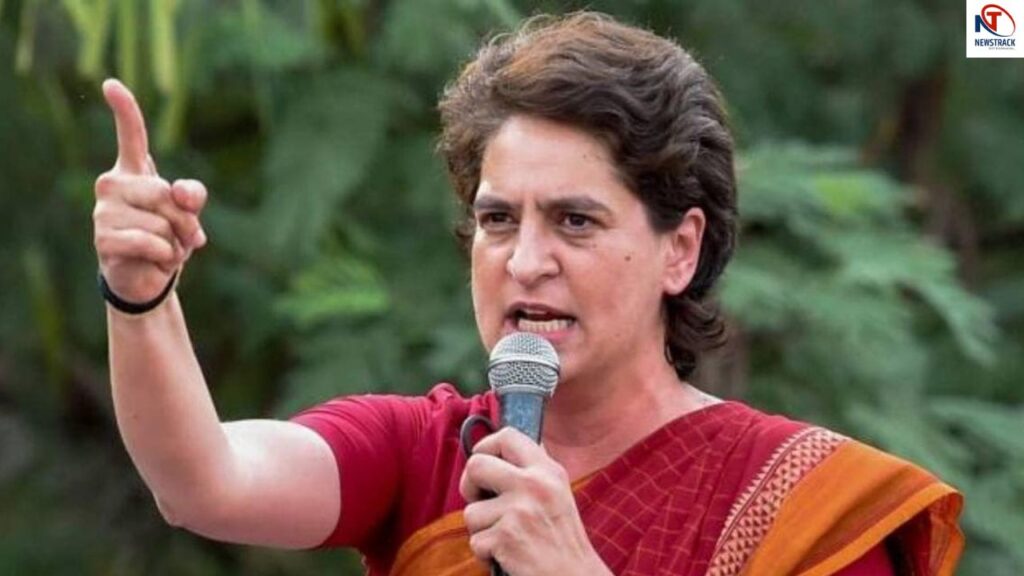 Priyanka Gandhi roared in Bihar attack Modi and Nitish. Priyanka Gandhi Bihar| , Priyanka Gandhi roared in Bihar, took on Modi-Nitish. News Track in Hindi