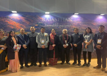 Rajasthan's royal chhata-Deputy CM Diya Kumari inaugurates tourism pavilion at WTM London 2025