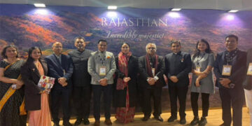 Rajasthan's royal chhata-Deputy CM Diya Kumari inaugurates tourism pavilion at WTM London 2025