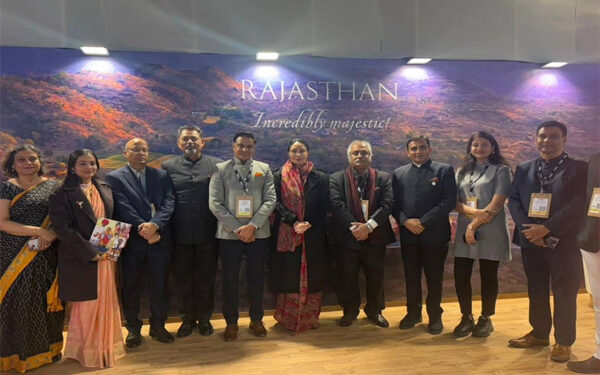 Rajasthan's royal chhata-Deputy CM Diya Kumari inaugurates tourism pavilion at WTM London 2025