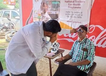 Road safety campaign...police department's action increased three times on the second day of the campaign -