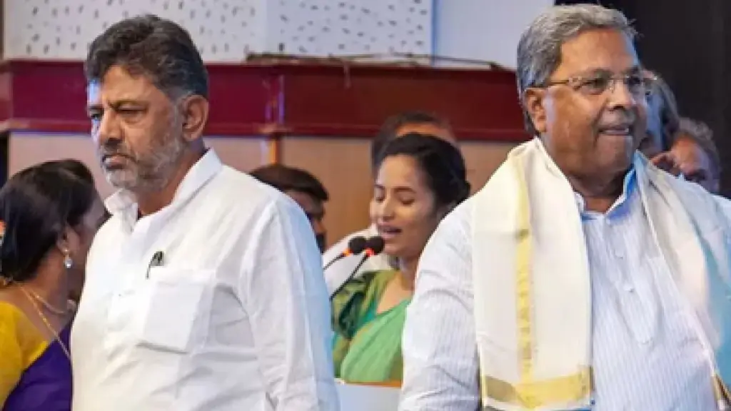 Row Over Leadership Change In Karnataka Government: The ruckus in Karnataka is not stopping, MLAs supporting DK Shivakumar camped in Delhi, Deputy CM's tweet increased the stir, Dispute in Karnataka continues, MLAs supporting DK Shivakumar camping in Delhi, Deputy CM's tweet sparking a stir.