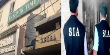 SIA Raids Kashmir Times Office In Jammu: SIA raids Kashmir Times office in Jammu, recovers AK-47 cartridges, hand grenade pins, SIA raids Kashmir Times office in Jammu, recovers AK-47 cartridges, hand grenade pins