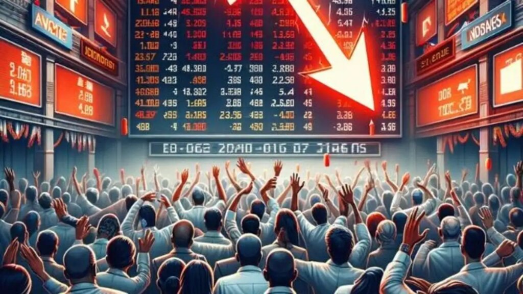 Stock Market Crash: The market crashed due to only one reason! Big shock for investors, loss of Rs 4.50 lakh crore