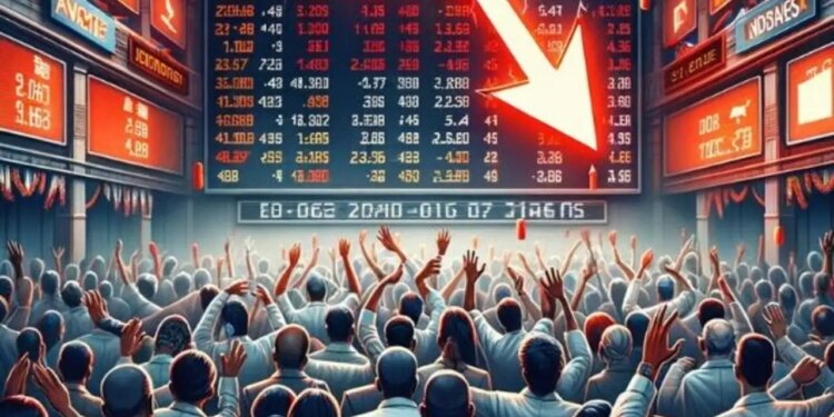 Stock Market Crash: The market crashed due to only one reason! Big shock for investors, loss of Rs 4.50 lakh crore