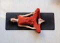 'Supta Bhadrasana' will provide relief from insomnia, irritability and period cramps.
