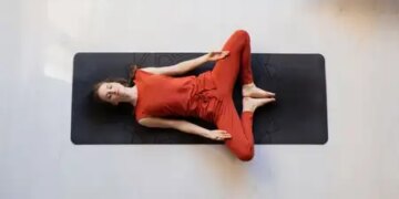 'Supta Bhadrasana' will provide relief from insomnia, irritability and period cramps.