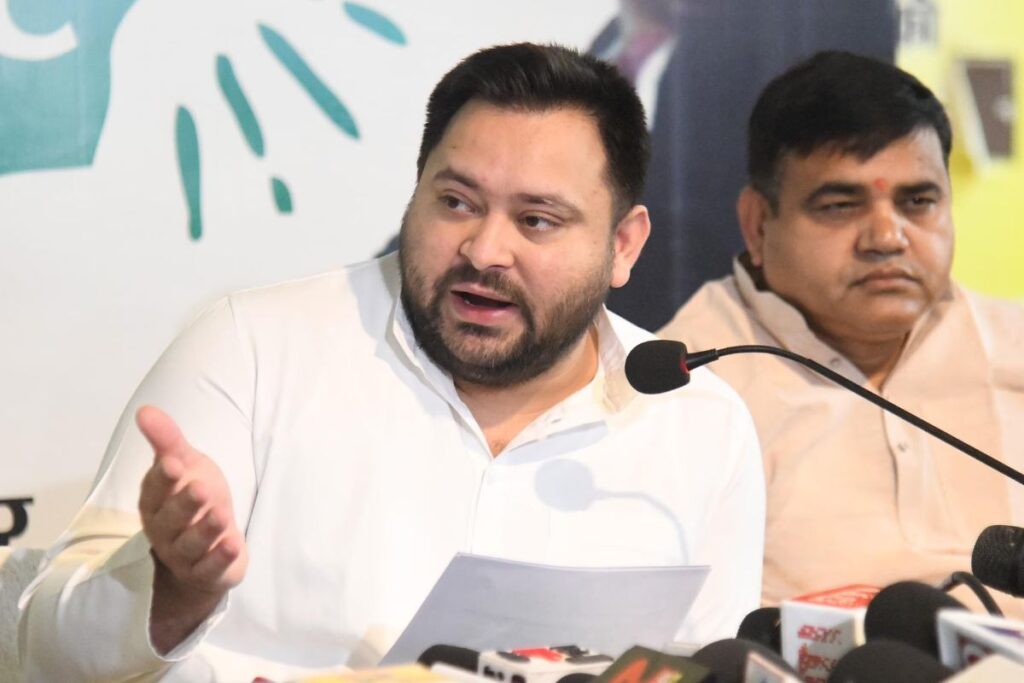 Tejashwi Yadav took a dig at NDA's manifesto, said- 'An apology letter should be brought instead'