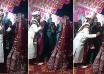 The groom did such a dangerous dance in front of the bride, seeing the users said - 'Death may come but such confidence should not come'