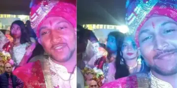 The groom was seen fielding his sister-in-law at the wedding! As soon as the video of the action went viral, people said - 'The blue drum is asking for...'