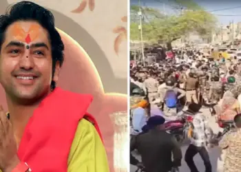 Uproar Over Burning Of Effigy Of Dhirendra Krishna Shastri: Uproar over burning of effigy of Dhirendra Shastri in Datia, clash between Bhim Army and Hindu organizations, situation tense, Chaos erupts in Datia after Dhirendra Shastri's effigy burnt; Bhim Army and Hindu organizations clash, situation tense