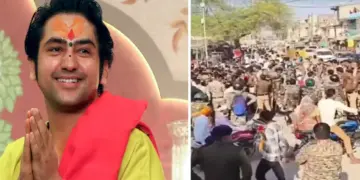 Uproar Over Burning Of Effigy Of Dhirendra Krishna Shastri: Uproar over burning of effigy of Dhirendra Shastri in Datia, clash between Bhim Army and Hindu organizations, situation tense, Chaos erupts in Datia after Dhirendra Shastri's effigy burnt; Bhim Army and Hindu organizations clash, situation tense