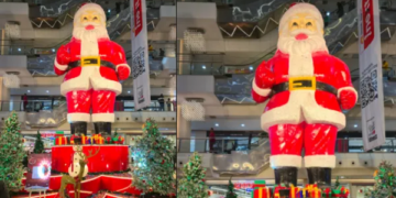 Merry Christmas: 30 feet tall Santa Claus becomes the center of attraction in Lucknow