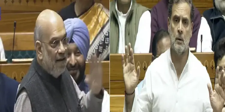 Amit Shah Hits Back At Rahul Gandhi's Challenge In Lok Sabha: Parliament will not function as per your discretion, I will decide the order of my speech, Amit Shah's counterattack on Rahul Gandhi's challenge in the Lok Sabha.