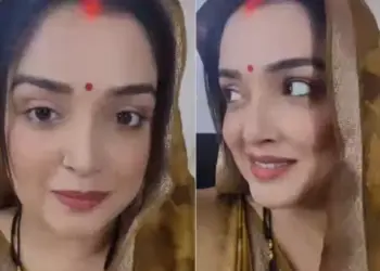 Amrapali Dubey became “Bahurani”, made netizens crazy with her style