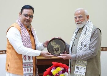 Chief Minister Bhajanlal Sharma met PM Modi: Invited to visit Rajasthan on completion of two years of government, received guidance from Prime Minister on new pace of development