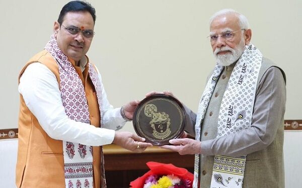 Chief Minister Bhajanlal Sharma met PM Modi: Invited to visit Rajasthan on completion of two years of government, received guidance from Prime Minister on new pace of development