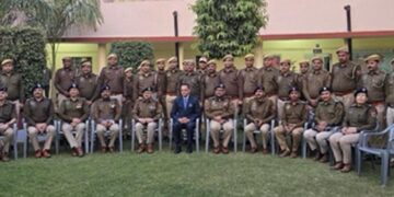 Chief Secretary Shri V. Srinivas praised the implementation of new criminal laws in Mansarovar police station.