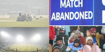 'Cover your face that you are in Lucknow', Akhilesh Yadav taunts the government after the T20 match was canceled in Ekana due to dense fog.