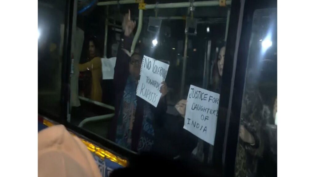 Delhi Police detained activists protesting against 2017 Unnao rape and Ankita Bhandari cases.