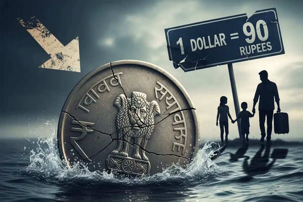Dollar vs Rupee: Clouds of crisis loom over Indian currency! Rupee touched 900 mark, don't know why it is falling?