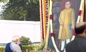 Dr. Ambedkar's death anniversary today, Prime Minister Modi paid tribute
