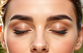 Eyebrows enhance the beauty of the face, proper nutrition brings thickness.