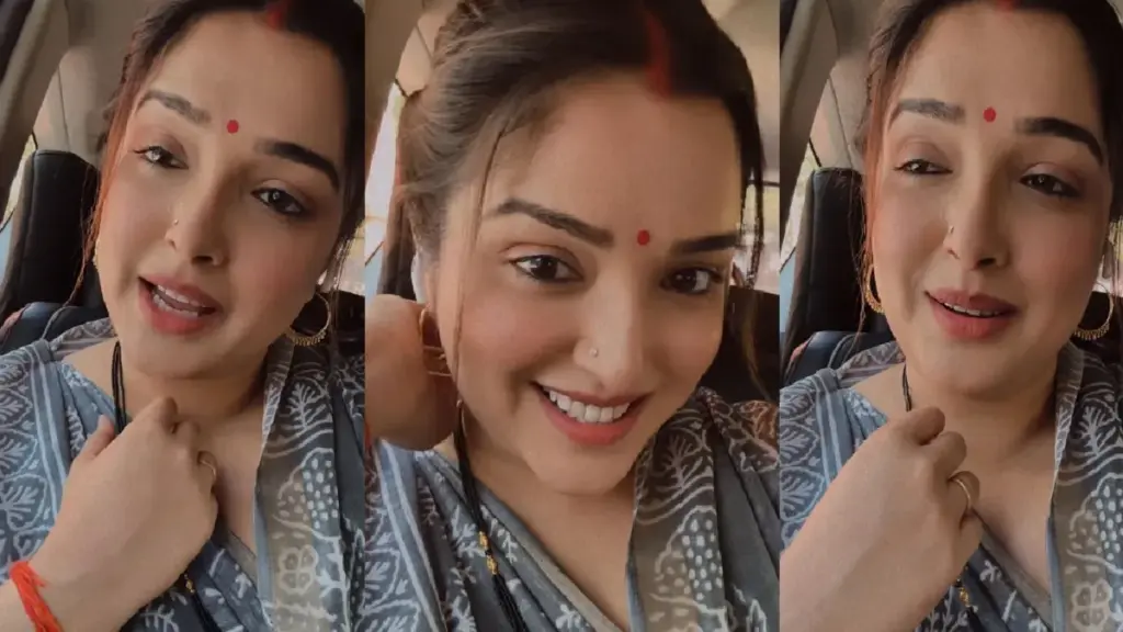 Fans fell in love with Amrapali Dubey's flowing hair, watching the video of the actress will make your heart flutter.