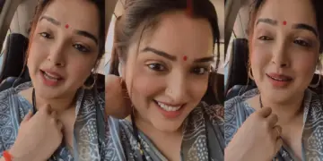 Fans fell in love with Amrapali Dubey's flowing hair, watching the video of the actress will make your heart flutter.