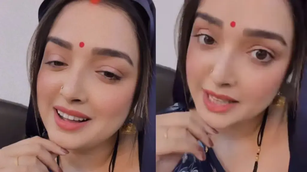 Fans fell in love with Amrapali Dubey's simplicity, this video of the actress went viral
