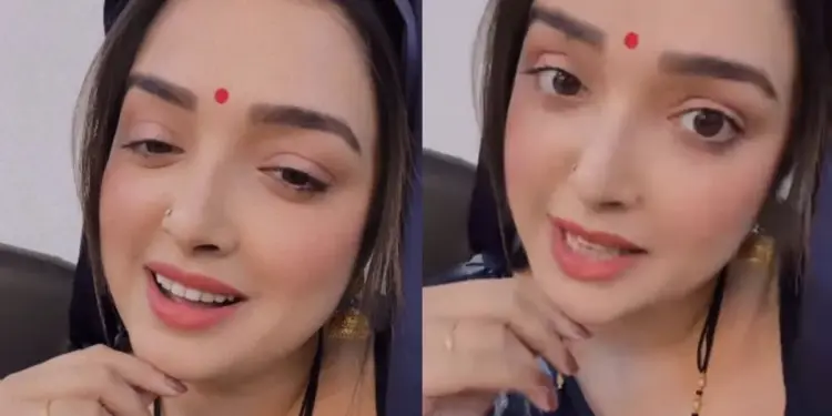 Fans fell in love with Amrapali Dubey's simplicity, this video of the actress went viral