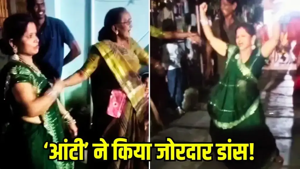 First did 'Na-Nukur', then aunty danced like this on the song 'Ek Do Teen', even the viewers were stunned, Viral Video