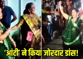 First did 'Na-Nukur', then aunty danced like this on the song 'Ek Do Teen', even the viewers were stunned, Viral Video