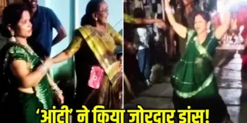 First did 'Na-Nukur', then aunty danced like this on the song 'Ek Do Teen', even the viewers were stunned, Viral Video