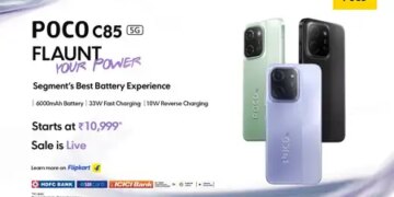 First sale of Poco C85 5G starts, you will get the best battery experience and great price.