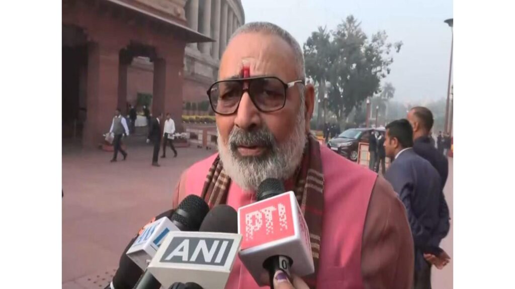 Giriraj Singh defends Bihar CM over hijab controversy, says "she did nothing wrong."