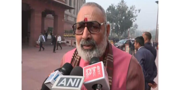 Giriraj Singh defends Bihar CM over hijab controversy, says "she did nothing wrong."