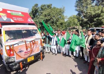 'Growing Rajasthan, Our Rajasthan' development chariot leaves Dausa, gives message of road safety