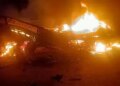 How did the fire break out in Tatanagar-Ernakulam Express? a passenger died