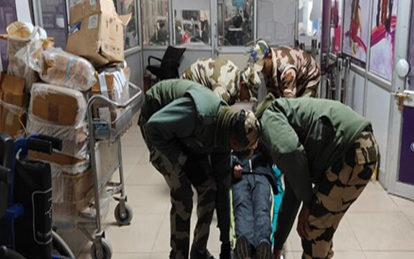 How will CISF deal with the situation during a terrorist attack, conducted mock drill at Leh airport
