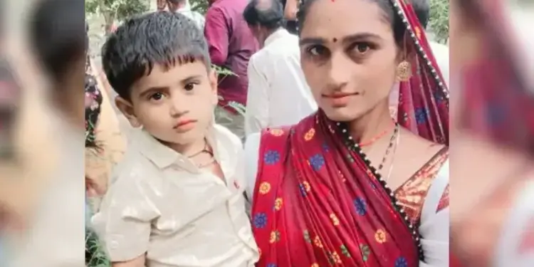 In Sirohi, mother committed suicide by tying her six-day-old daughter around her waist, three died
