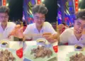 Indian guy went to China and ate raw octopus, people started vomiting after watching VIDEO