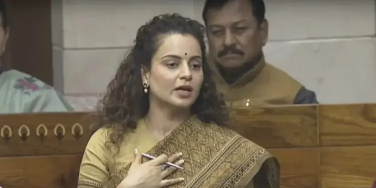 Kangana Ranaut In Lok Sabha: Modi hacks hearts, not EVMs, Kangana Ranaut said in the Lok Sabha, raising the issue of Sonia Gandhi's citizenship.