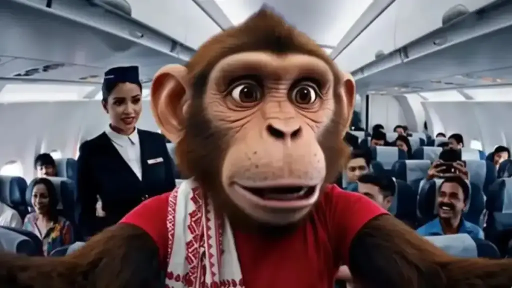 Made the monkey your friend! A person earned Rs 38 crore in a year by making videos with AI, read the full report