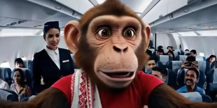 Made the monkey your friend! A person earned Rs 38 crore in a year by making videos with AI, read the full report